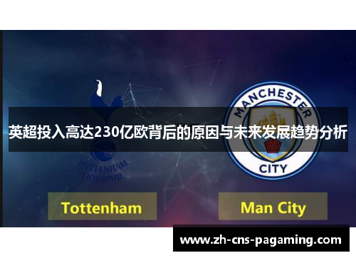 英超投入高达230亿欧背后的原因与未来发展趋势分析